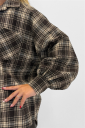 camicia in flanella a quadri ella